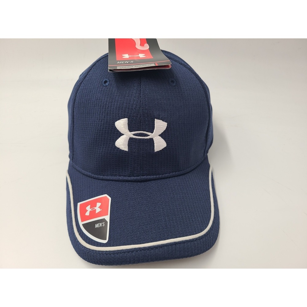 Under Armour Fitted L Hat Cap Polyester Golf Pickleball Casual Men Women‎ Blue